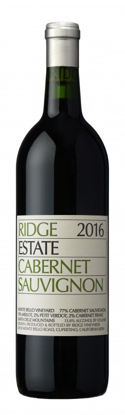 Ridge Vineyards - Cabernet Sauvignon Estate 2016 - 0,75 Liter